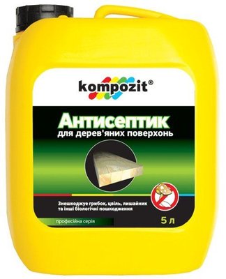 Антисептик для древесины Kompozit, 0,75 л, бесцветный 79377 фото
